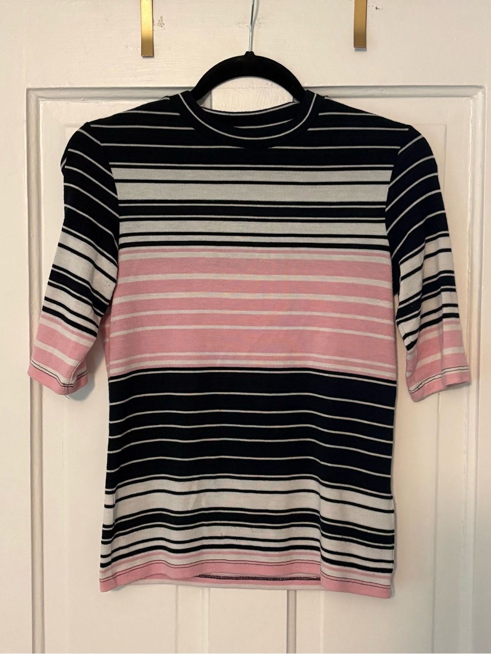 Topshop Striped Knit Top Size 6